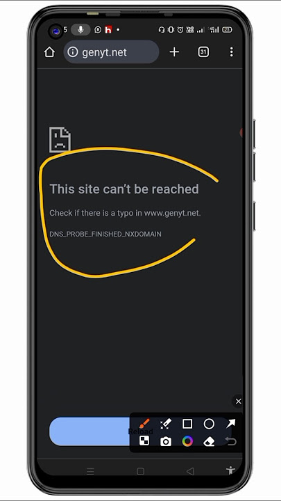 How to Fix This site can't be reached in Android Mobile || this site cannot be reached google chrome