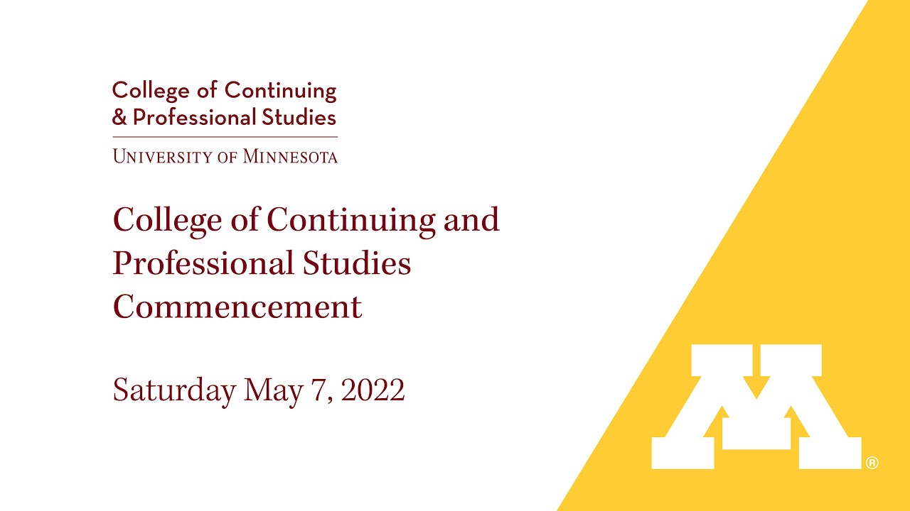 College of Continuing & Professional Studies Commencement 2022