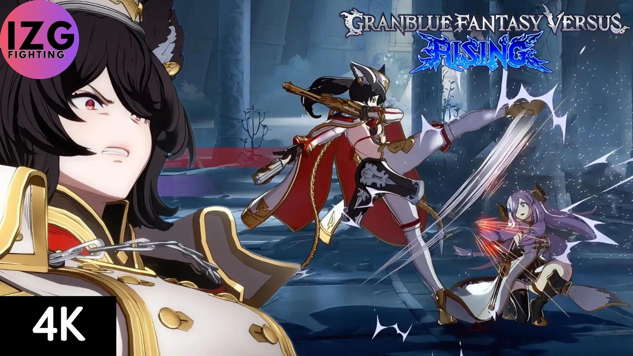 Ilsa (Playthrough) - Arcade Mode | Granblue Fantasy Versus Rising Gameplay