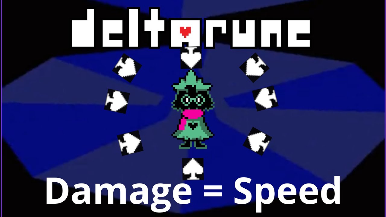 If I get hit the game gets faster... (Deltarune) - YouTube