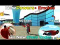New POWER'S + Emotes| Airport | New Update All Cheat codes | India Bike Driving 3d | In Telugu