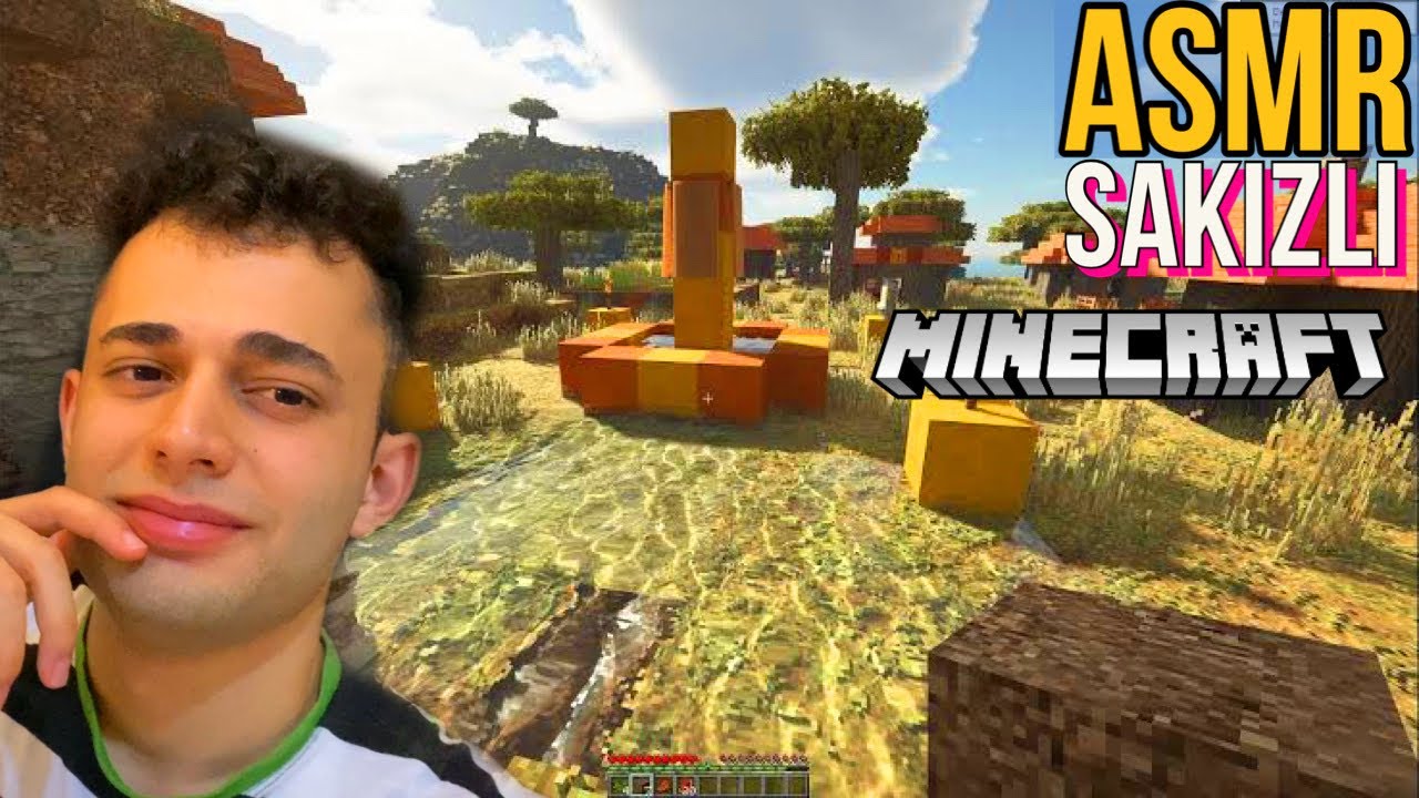 SAKIZLI 1 SAAT MİNECRAFT ASMR TÜRKÇE | TÜRKÇE ASMR | RAHATLATICI ASMR | GAMEPLAY ASMR | mouth sounds