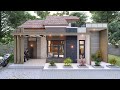 Elegant Design Home..! New Design Ideas For Small House + Balcony, Small House Minimalist 9x7 Meters
