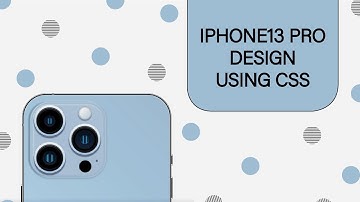 Iphone13 Pro Design using Html And CSS