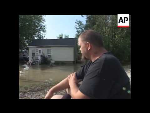 Residents of Findlay, Ohio began drying out and assessing damage after the worst flooding in nearly