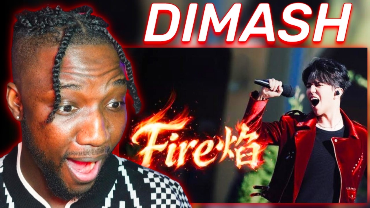 Певец SHOCKED от Димаша Кудайбергена - FIRE (Live)