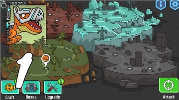 CyberDino: T-Rex vs Robots Gameplay Walkthrough #1 (Android, IOS)