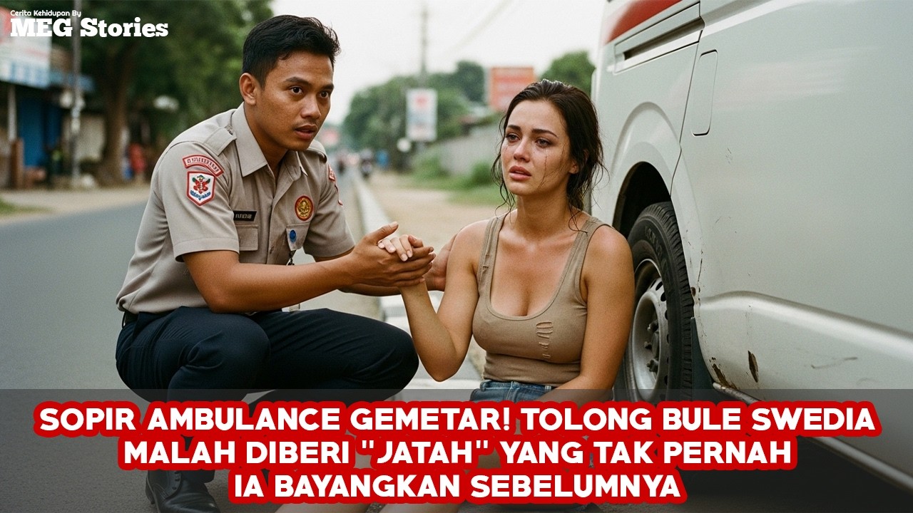 Sopir Ambulance Gemetar! Tolong Bule Swedia, Malah Diberi 