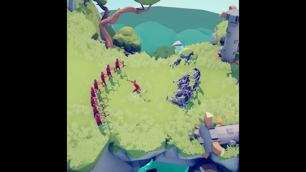 TABS Physics, 1 Real Ninja VS 30 Elite Troops