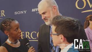 Alex Kendrick on the Overcomer Red Carpet Atlanta GA