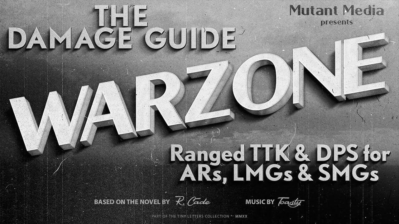 Warzone WEAPON DAMAGE GUIDE (Ranged TTK, DPS, Chart & Tips For Top