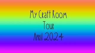 My Craft Room Tour for 2024!  Happy Eclipse Day!