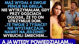 Mąż WYDAŁ 4 pensje na grilla i przy gościach oświadczył, że utrzymuje dom… wybuchli śmiechem srt