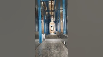 go through type powder curing coating oven