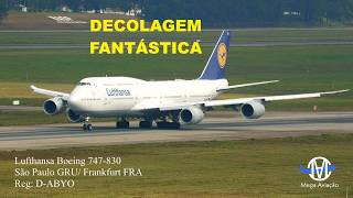 ALGO INCOMUM EM GUARULHOS GRAVAMOS DECOLAGEM AVIÃO DA LUFTHANSA DESVIADO DE BUENOS AIRES ✔