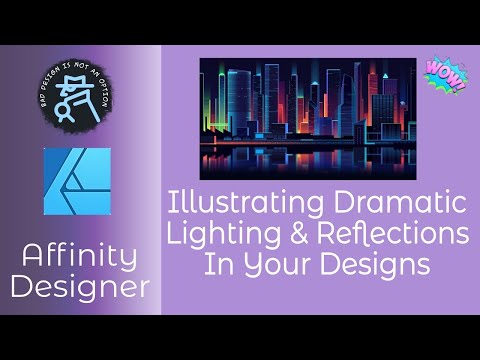 Illustrating Dramatic Light & Reflections in Your Design on iPad From The Affinity Designer Workbook