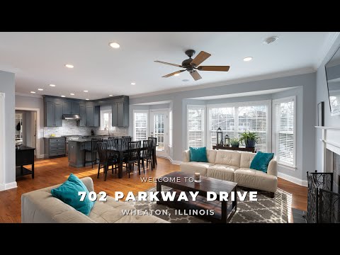 702 Parkway Dr, Wheaton, IL home video tour