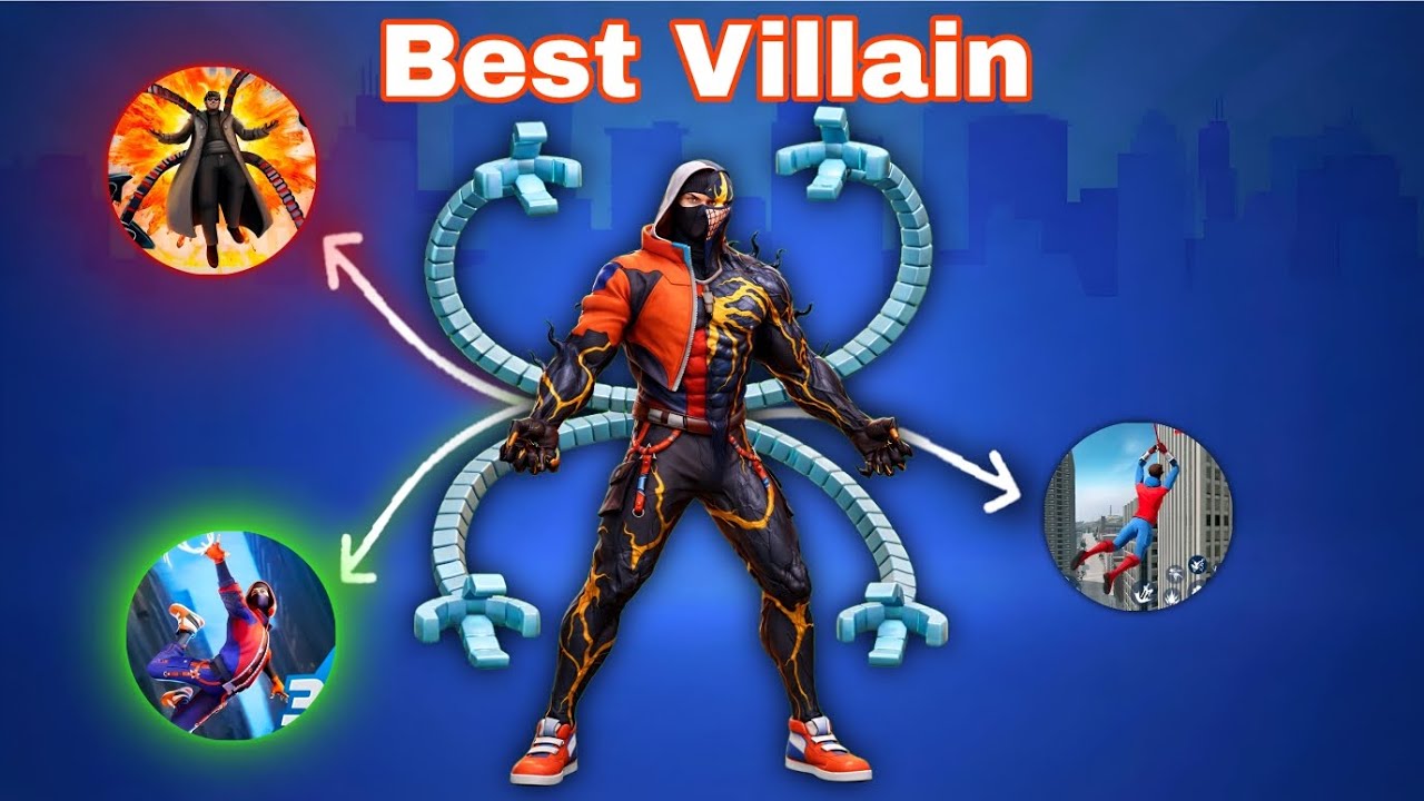Best Villain spider fighter 3 spider fighting and doctor octopus game 