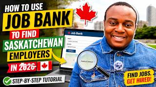 How to Use Job Bank to Find Saskatchewan Employers in 2026 🇨🇦 | Step-by-Step Tutorial