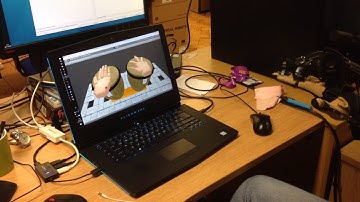 Haptic Feedback/Data Glove (CyberGlove/CyberGrasp) Unity Plugin Test