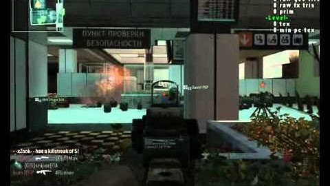 Gameplay CoD4 MW2 mod server Part 2 mp_Terminal