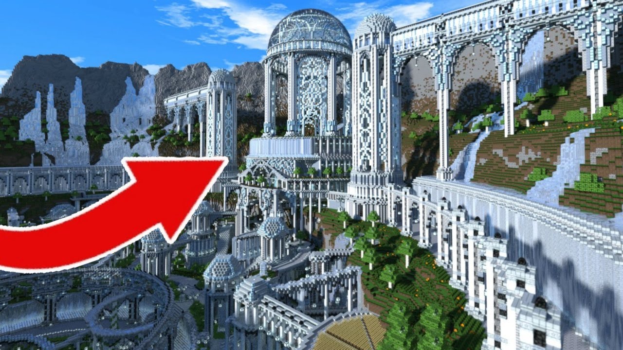 These minecraft builds are MASSIVE! - YouTube