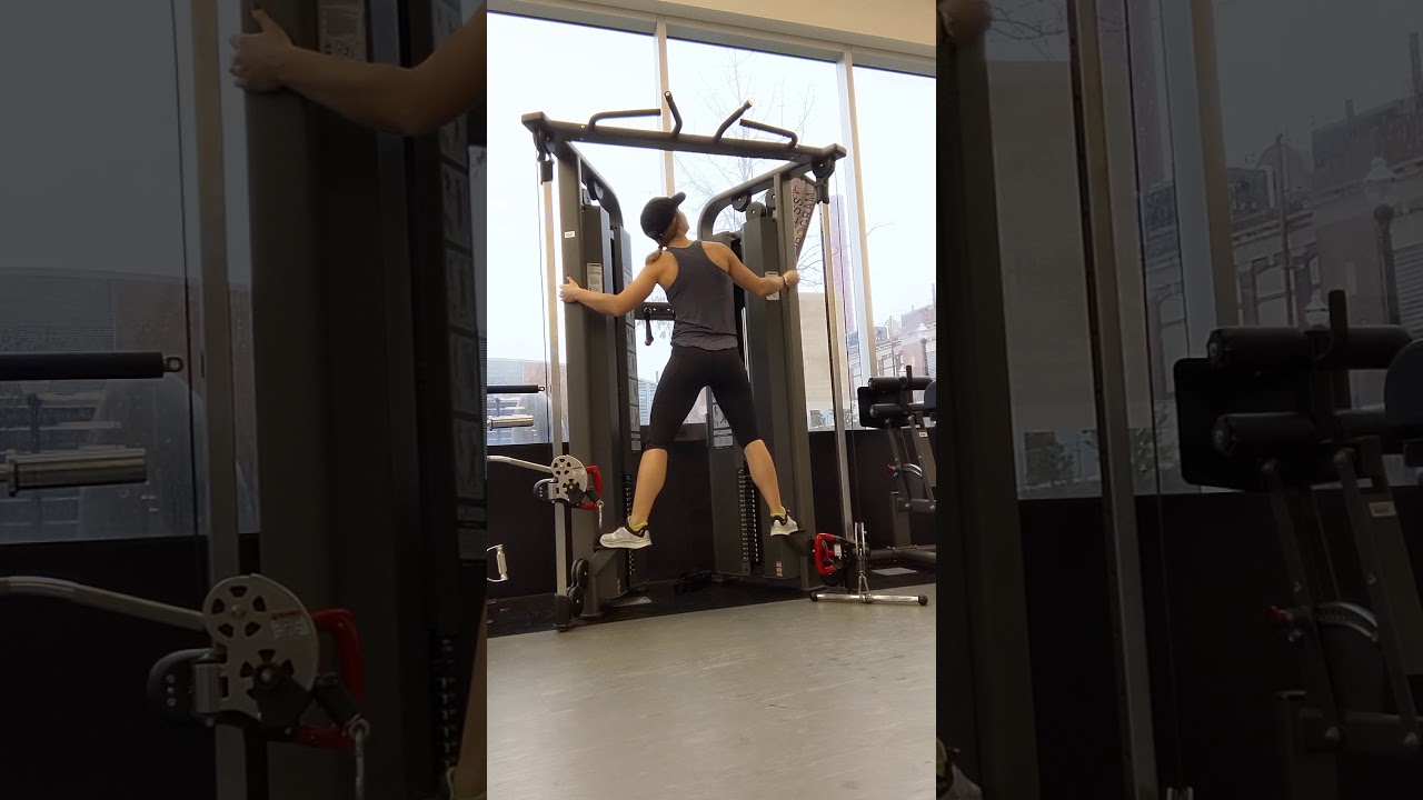 Cable machine pull ups YouTube