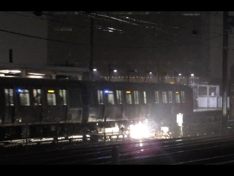 HD: Rail Action At Harrison PATH Station, Waiting For Amtrak 80 ...