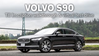 2022 Volvo S90 T8 Inscription Walkthrough and Virtual Test Drive