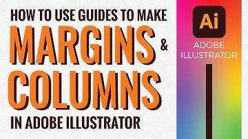 How to use guides to make margins and columns in Adobe Illustrator