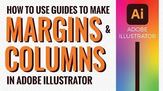 How to use guides to make margins and columns in Adobe Illustrator screenshot 1