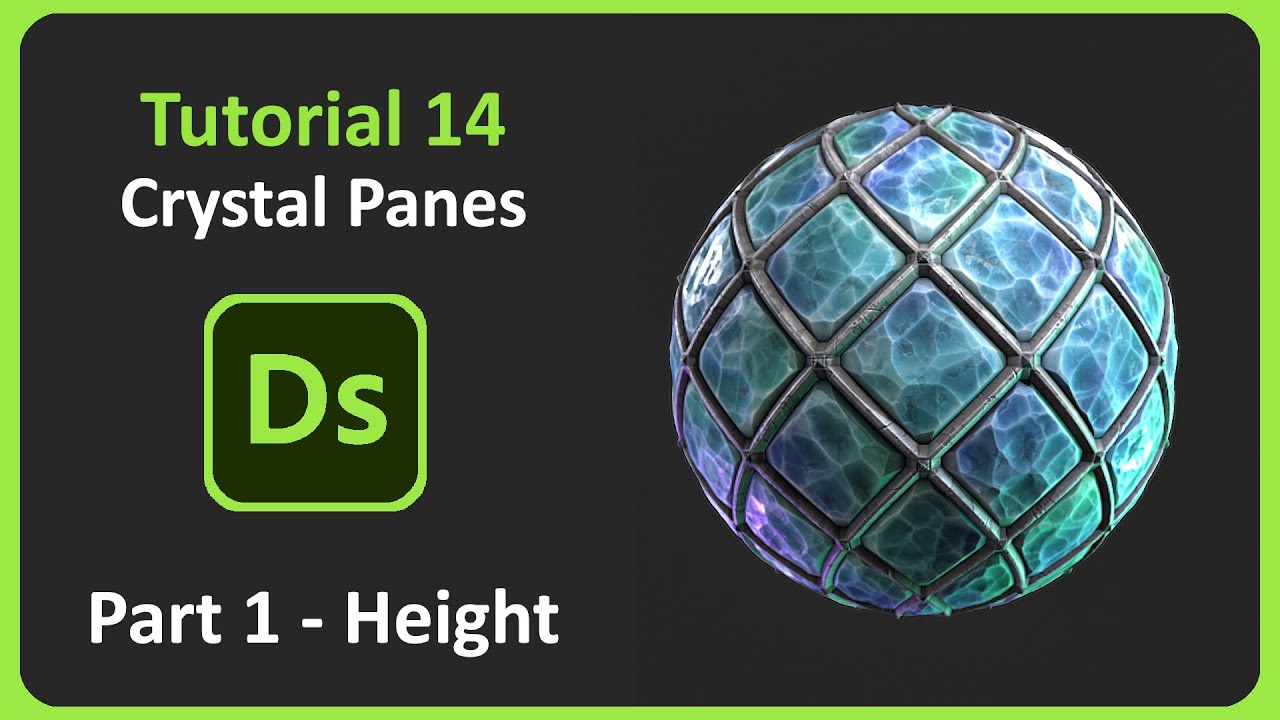 Substance Designer | Tutorial 14 - Crystal Panes | Part 1 - Height ...