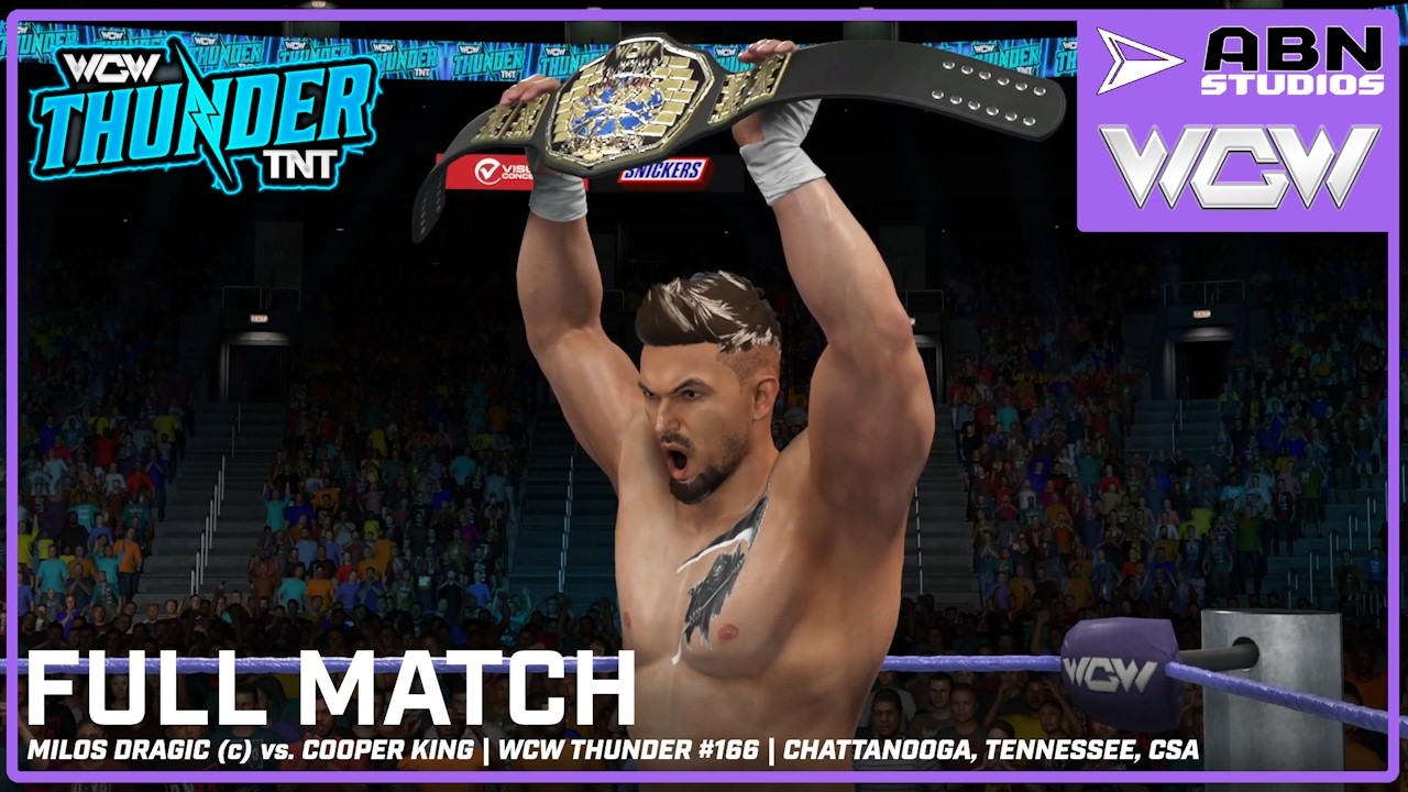 FULL MATCH | Milos Dragic (c) vs. Cooper King | WCW Thunder #166