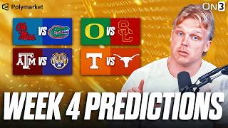 College Football Week 4 PREDICTIONS