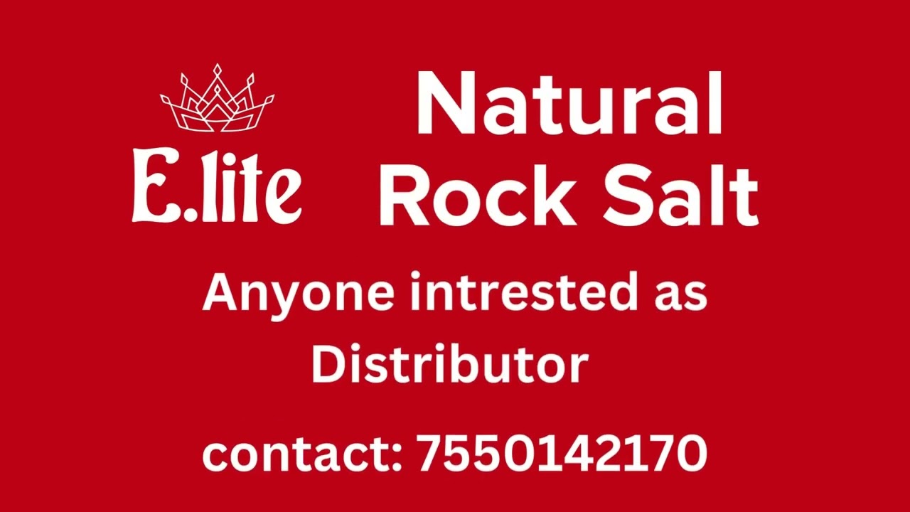 E.lite Rock Salt DISTRIBUTOR opportunity | Business opportunity | New Business