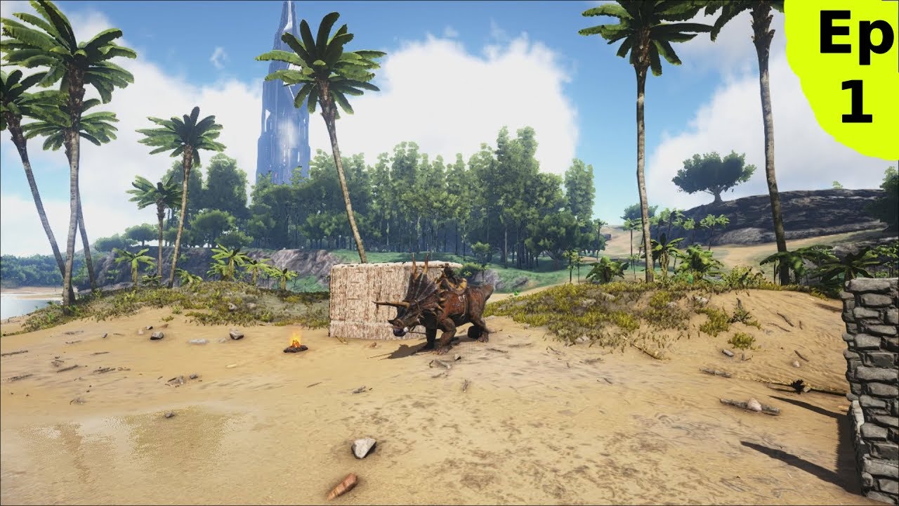 Exploring the Untamed Isle! 🏞️ Ep 1: Ark Survival Evolved PC Island ...
