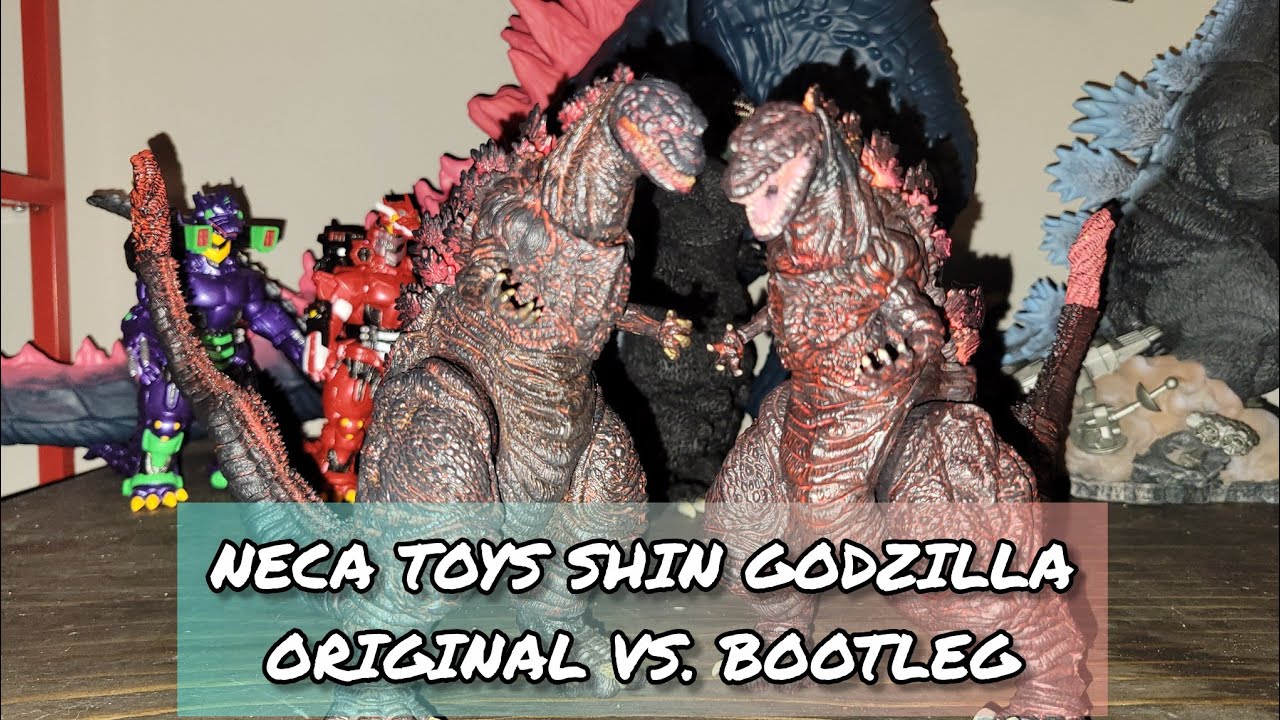COMPARISON | Original VS. Bootleg - NECA Toys - Godzilla 2016 (Shin Godzilla)
