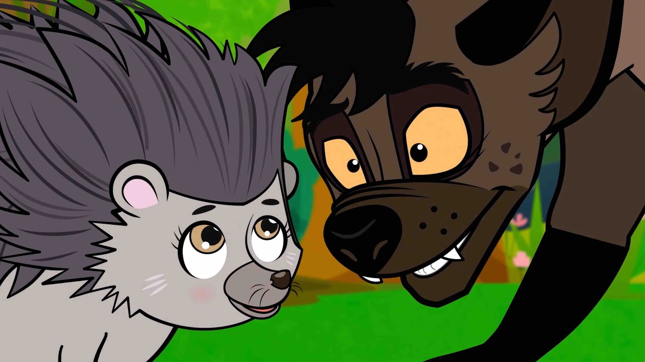 A Hiena e o Ouriço | Conto Infantil |  Desenho Animado Infantil com 