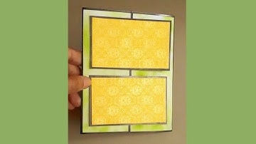 double gate fold card/Fun fold card