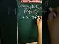 Commutative property I Property of numbers #properties #commutativeproperty #commutative #mathvideos