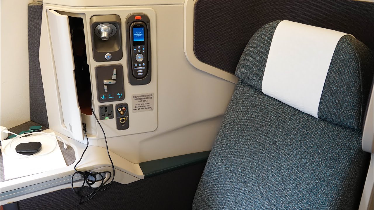 Cathay Pacific Business Class HKGCGK A330300 Trip Report YouTube