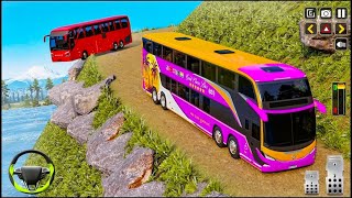 Offroad Bus Simulator Games | Bus Driving in Mountain Road | Offroad Bus Gameplay | Android Gameplay screenshot 5
