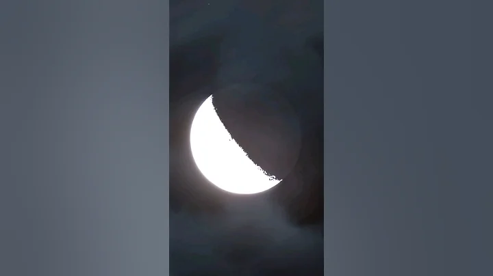 Seestar S50: Magic Moon after last quarter #moon #smarttelescope