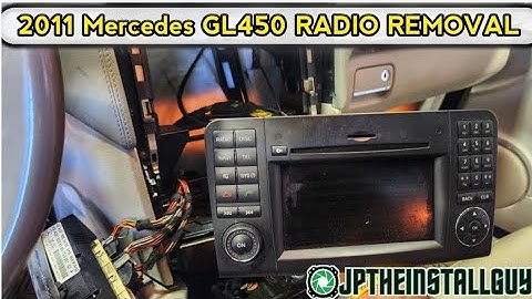 2010-2012 Mercedes-Benz GL 450 Radio Removal Replacement
