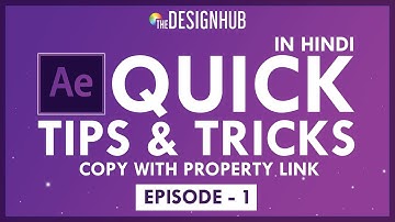 Copy with Property Link | After Effects Tips and Tricks in Hindi