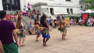 Polynesian dancers at Artscape 2017