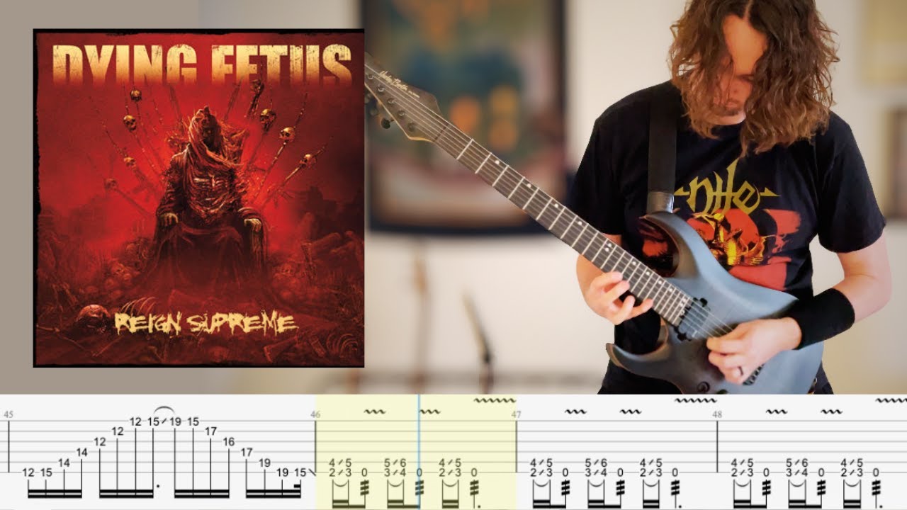 DYING FETUS “From Womb to Waste” (TAB, guitar cover)