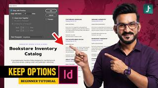 Fix Broken Paragraphs in InDesign using KEEP OPTIONS