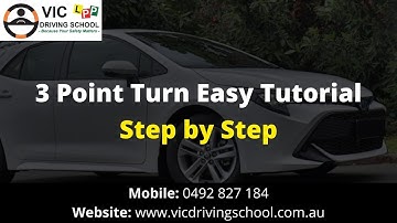How to do 3 Point Turn | Easy Step by Step Full Tutorial | 2 Methods | VIC Driving School