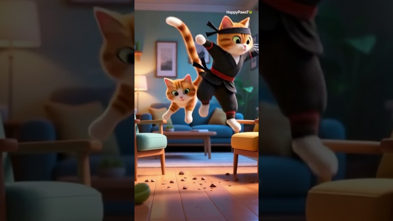 Epic Ninja Cat FAIL 😂🐱 | 5 Second Funny Video 